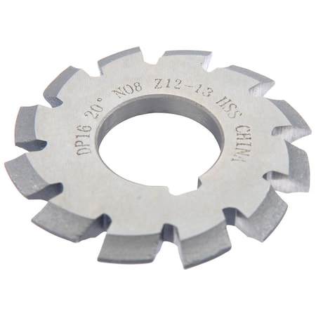 Hhip 16P 8 20 Degree Gear Cutter 2040-1682